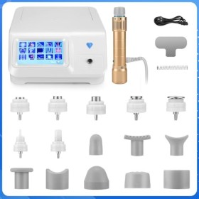 WOPLQA Machine de thérapie par ondes de choc, machine de thérapie extracorporelle, masseur musculaire profond pour soulager l