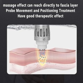 Appareil de thérapie divergente avec 7 sondes - Machine de thérapie par ondes de choc pour dysfonctionnement, fréquence 1-16 