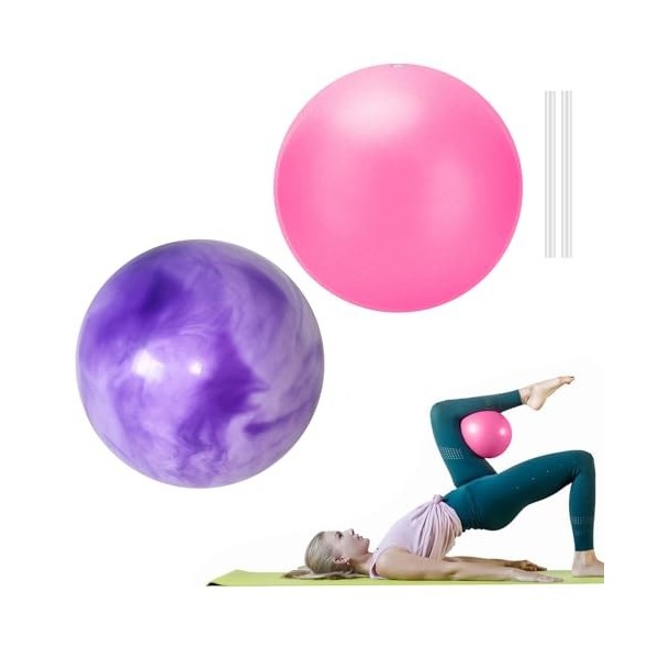 Petit ballon de gymnastique, 20 cm, souple, pour fitness, fitness, fitness, fitness, entraînement abdominal et épaules, équil