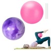 Petit ballon de gymnastique, 20 cm, souple, pour fitness, fitness, fitness, fitness, entraînement abdominal et épaules, équil