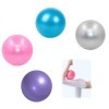 Acrylic Lot de 4 balles de Pilates de 25 cm de balle de yoga antidérapant pour gymnastique et exercices de fitness à la maiso