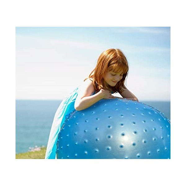 Grande balle de massage sensorielle pour enfants, 85 cm, grande balle gonflable avec pointes de stimulation tactiles, ballon ...