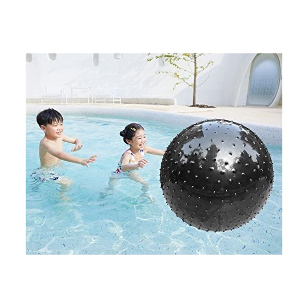 Grandes balles de massage sensorielles gonflables pour enfants, 85 cm, grande balle dexercice gonflable avec pics tactiles, 