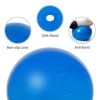 Leogreen Siège Ballon Ergonomique pour Bureau Yoga Chaise Ballon en Taille 65CM Ballon de Grossesse Chaise Ballon avec Housse