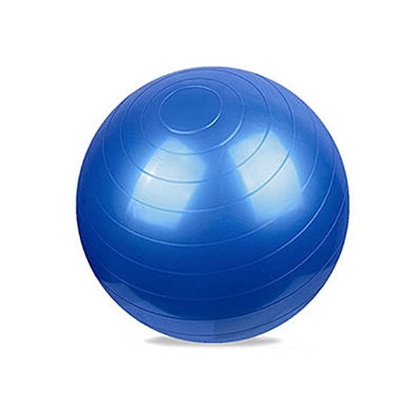 Balle dexercice très résistante et épaisse anti-éclatement, pour yoga, pilates, grossesse, 65 cm, bleu