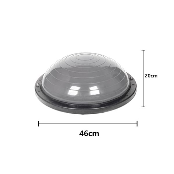 Balance Trainer Fitball Equilibre Fitness Ballon dentraînement déquilibre 46 cm avec bande élastique pour yoga Pilates Fitn