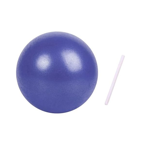 Mini ballon de gymnastique souple de 20 à 25 cm avec paille gonflable - Idéal pour le yoga, le pilates, la stabilité du tronc
