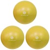 Sveltus Ballon pédagogique Adulte Unisexe, Jaune, diam. 20cm +/-10% Lot de 3 