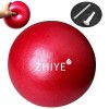 ZHIYE Balle de Pilates Rose 75 cm Yoga Exercice Ball Core Fitness Bender, Yoga, Stabilité, Barre, Entraînement Physique Théra...