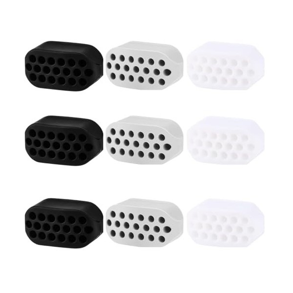 RAMGLYO 9 Pièces Jaw Trainer, Entraîneur de Mâchoire, Jawline Exerciser et Entraînement de Mâchoire, Jawline Trainer, Balle d