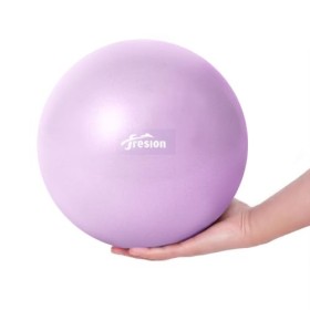 Fresion Balle de pilates de 25 cm, petit ballon dexercice avec guide dexercice, mini balle de yoga pour pilates, yoga, entr