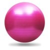offershop Ballon de fitness pour entraînement et pilates, yoga, maison, salle de sport, lavable, pompe à gonflage rose 