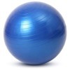 REY Ballon dexercice, Assis... 75 cm pour Gymnastique, Pilates, Yoga, Grossesse - Femme Enceinte, Fitness, Sport... Bleu, Co