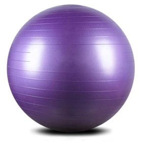REY Ballon dexercice, Assis... 55 cm pour Gymnastique, Pilates, Yoga, Grossesse - Femme Enceinte, Fitness, Sport... Violet, 