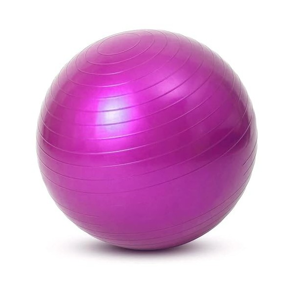 Ballon dexercice, Assis... 65 Cm pour Gymnastique, Pilates, Yoga, Grossesse - Femme Enceinte, Fitness, Sport... Rose, Compri
