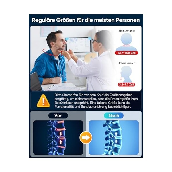 Hybodies Dispositif de traction cervicale pour le cou et les épaules pour adultes