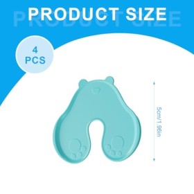 XPEX 4 Pièces Réducteur De Douleur Au Tir, Shot Blocker Soulager La Douleur,Réutilisable Blocs DAide Au Tir Pour Les Adultes