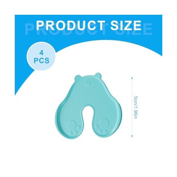 XPEX 4 Pièces Réducteur De Douleur Au Tir, Shot Blocker Soulager La Douleur,Réutilisable Blocs DAide Au Tir Pour Les Adultes