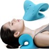 RESTCLOUD Relaxant pour le cou et les épaules, dispositif de traction cervicale pour soulagement de la douleur TMJ et alignem