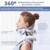 Dispositif de Traction du cou zenopax pour létirement et le soutien du cou, Dispositif détirement du cou réglable Domestiqu