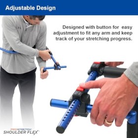 ProStretch Shoulder Flex- Outil de stretching pour la physiothérapie à domicile pour la coiffe des rotateurs et lépaule gelé