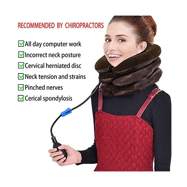 Lappareil de traction cervicale peut immédiatement soulager les douleurs cervicales, dispositif de traction universel, suppo