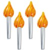 2 Pcs Flamme Gonflable, Jouet Torche Gonflable pour Enfant, Torche Decoration, Flamme Torche pour Compétitions Sportives, Jou