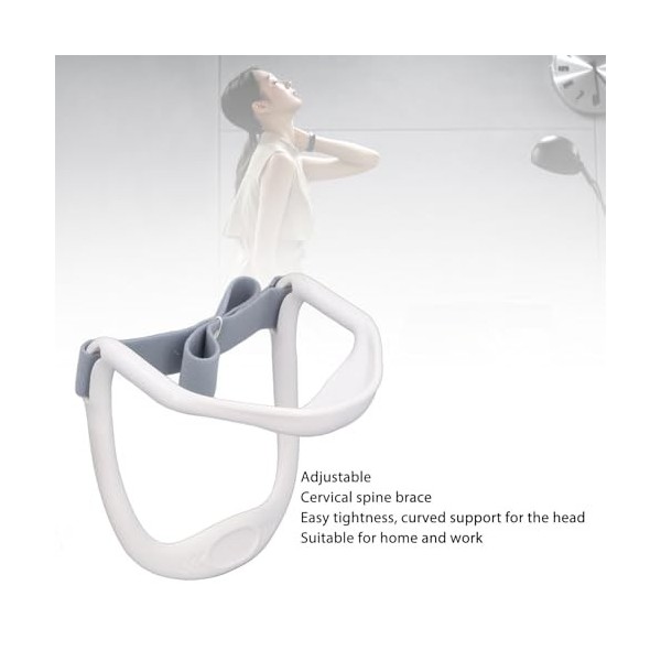Support de Cou, Civière de Cou, Correcteur de Bosse Cervicale, Correcteur Dentraînement pour la Pression de la Colonne Verté