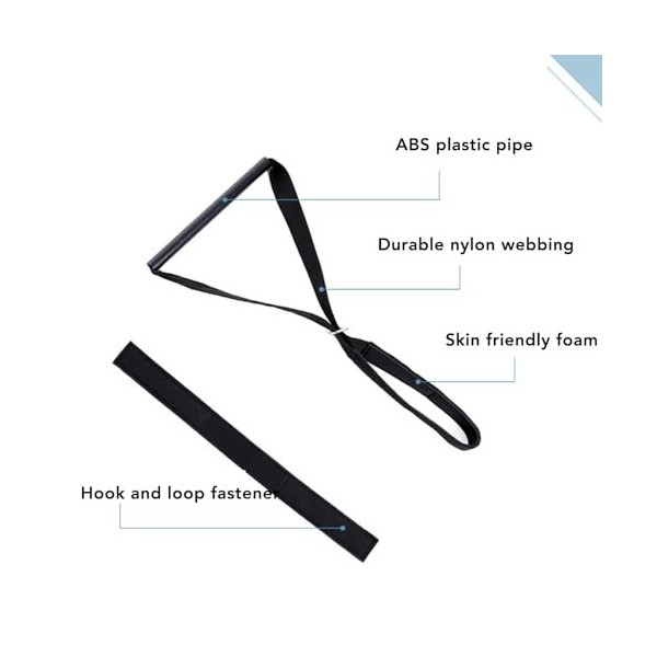 Dispositif De Traction Cervicale Pour Civière De Cou, Sangle Détirement du Cou, Décompression Chiropratique, Poignée Confort