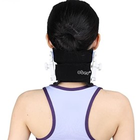 Écarteur De Colonne Cervicale, Orthèse De Colonne Cervicale Fixe Réglable à Double Bouton, Civière De Cou Légère Et Respirant