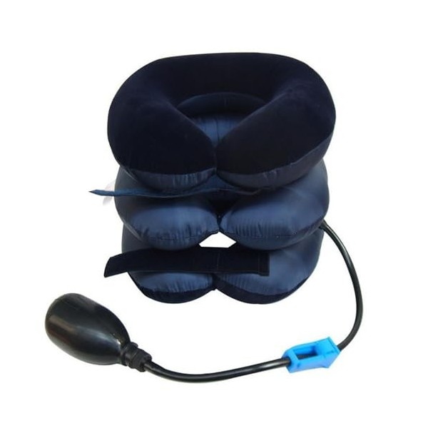 Gonflable pour Douleurs à la Tête,Cou,Coussin De Traction Cervicale,Appareil de Traction Cervicale pour Douleurs À La Tête B