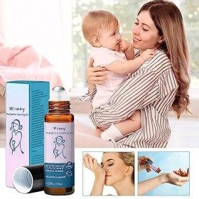 Horypt Huile de Ventre de Maman, 10 ML dhuile de Soin hydratante Post-Partum Naissance, Huile apaisante Anti-vergetures Wond