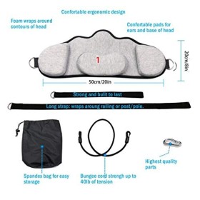 Xemz- Hamac pour le cou, appareil de traction cervicale portable pour le cou, les épaules, les muscles, soulagement de la dou