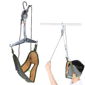 Dispositif de Traction du Cou Cervical, Tracteur de Vertèbre Cervicale Ménager, Dispositif de Traction de Fixation de Soutien
