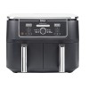 Ninja Foodi Dual Zone Air Fryer numérique, 2 tiroirs, 7,6L, 4-en-1, sans huile, Friture à air, Max Crisp, Rôtissage, Réchauff...