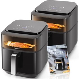 Taylor Swoden Smartheat Dual Blaze™ Friteuse à air 6,5 l, 1800 W, sans agitation, contrôle tactile, livre de recettes, intéri