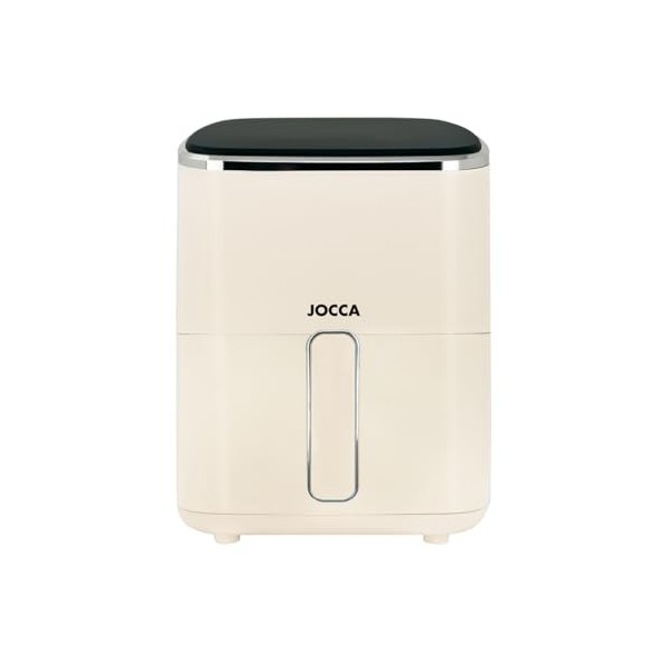 Jocca Friteuse à Air 5L 1400W, Cuisson Saine et Sans Matières Grasses, Écran LED Tactile, 7 Programmes Automatiques