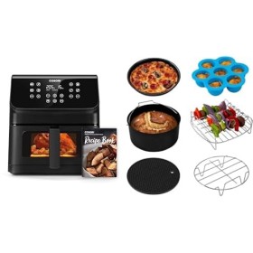 COSORI Air Fryer 6.2L,Avec Fenêtre Visible,12-en-1,Technologie RapidAir,Friteuse Sans Huile, Jusquà 55% dÉnergie en Moins,F