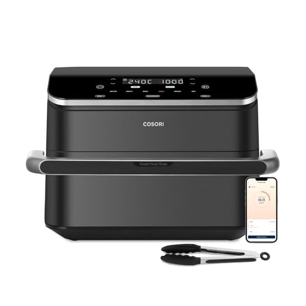 COSORI Air Fryer Dual Blaze 6.4L 12 Programmes Chauffage à Air Chaud à Circulation Tridimensionnelle,Parfect pour le Régime H