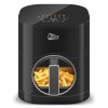 Uten TurboBlaze Air Fryer 5,5 L avec Fenêtre Visuelle, Écran Couleur, 14 Programmes, Démarrage Différé, Filtre à Huile, 2 Rés