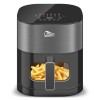 Uten TurboBlaze Air Fryer 5,5 L avec Fenêtre Visuelle, Écran Couleur, 14 Programmes, Démarrage Différé, Filtre à Huile, 2 Rés