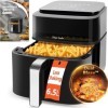 Taylor Swoden Friteuse sans Huile, 1800W, Air Fryer de 6,5 L avec Double Résistance, Multifonction 8-en-1 Rapide Écran tactil