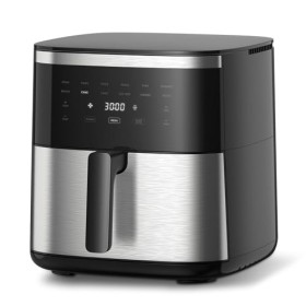 EXTRASTAR Airfryer 7L, friteuse à air sans huile avec écran tactile, friteuse XXL 1800 W, mode shake, affichage à une touche,