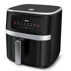 EXTRASTAR Airfryer 7L, friteuse à air XXL sans huile avec écran tactile, friteuse avec affichage numérique, 1800 W, mode shak