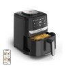 Moulinex Easy Fry Silence, Friteuse à air, 5L, 1,5kg, Technologie Silent, Système Easy Clean & Store, 10programmes, Noir, EZ5
