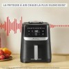Moulinex Easy Fry Silence, Friteuse à air, 5L, 1,5kg, Technologie Silent, Système Easy Clean & Store, 10programmes, Noir, EZ5
