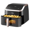 Midea Friteuse à Air 6L avec 2000W Double Système de Chauffage et Affichage LED, Air Fry, Griller, Rôtir, Contrôle Appli