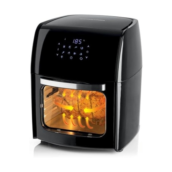 GOURMETmaxx Friteuse numérique à air chaud 4 litres, Airfryer avec minuterie et écran tactile, friteuse avec fonctions et pro