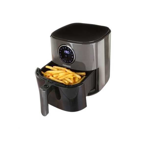 Friteuse à air numérique 5 L 1500 W Gris