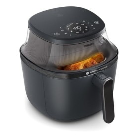Versuni Airfryer Série 3000 6,2 L, fenêtre de cuisson, friteuse 16 en 1, technologie RapidAir Plus, élimination des graisses,